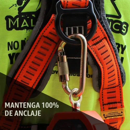 Vista 2 de Malta Dynamics Clip de mosquetón de protección contra caídas, grado profesional de alta resistencia, compatible con OSHA/ANSI