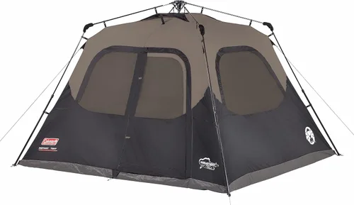 Vista 9 de Coleman 4/6/8/10 Person Instant Camping Tent with 1-Minute Setup, Large Family Tent with Pre-Attached Poles, Air Vent, & Carry Bag, Sets Up in About