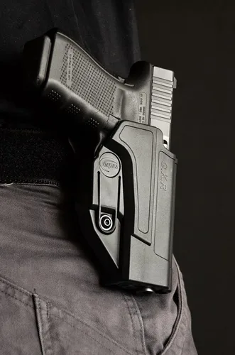 Vista 2 de Orpaz C-Series IWI Jericho Enhanced Holster Compatible with IWI Jericho Enhanced OWB Holster - Unisex - Will Secure Your Handgun with a Tactical