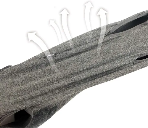 Vista 4 de LIANZIMAU Traje de recuperación quirúrgica para perros con un solo pieza transpirable para heridas abdominales y protección de la piel, alternativa
