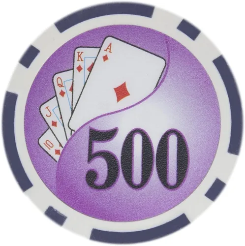 Vista 9 de Brybelly Yin Yang Poker Chip - Compuesto de arcilla pesada de 0.49 oz, paquete de 50