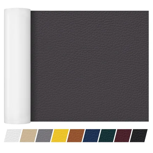 Vista 67 de Cinta de parche de reparación de cuero de 4 x 60 pulgadas, cinta autoadhesiva fuerte para muebles, sofás, sillones, asientos de automóvil, armarios