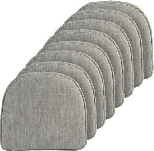 Vista 15 de Klear Vu Raindrop The Gripper - Cojines antideslizantes para silla, suaves y cómodos, almohadillas para asiento, almohadón para cocina, comedor u