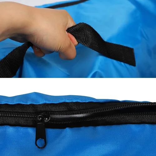 Vista 5 de Bolsa de colchón MorTime para mudanza y almacenamiento, bolsa de almacenamiento de colchón con cremallera y 8 asas de transporte resistentes
