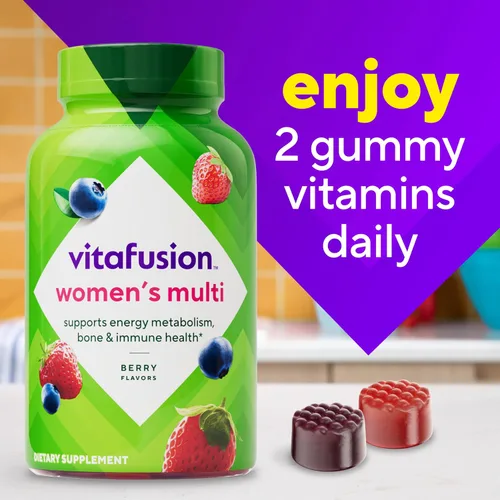 Vista 9 de Vitafusion Gomitas de vitaminas para adultos para mujeres, 120