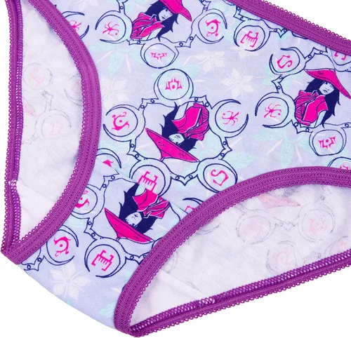 Vista 3 de Disney Paquete múltiple de ropa interior Raya para niñas