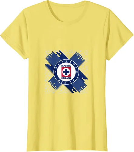 Vista 24 de Camiseta con logotipo de CAZ, Azul / Patchwork, S