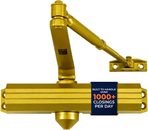 Vista 10 de Boomerang D4016 - Cierrapuertas comercial de diseño medio/resistente, múltiples opciones de montaje, cierrapuertas para zonas de alto tráfico, ADA