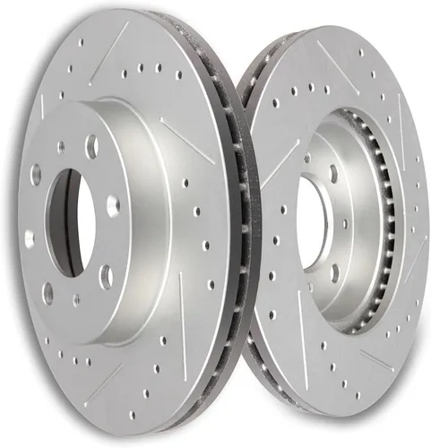 Vista 18 de SCITOO Rotores de freno traseros, 2 kits de frenos para Acura Integra 1990-2001, Honda Civic 1992-1995 1999-2000, para Civic del Sol 1993-1997, CRX