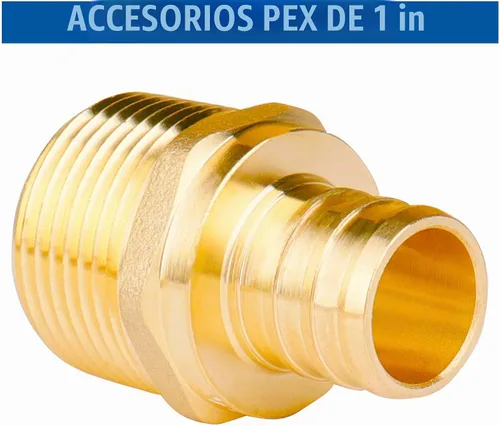 Vista 5 de WHK Paquete de 6 adaptadores PEX-B macho NPT (MNPT) de 1 pulgada x 1 pulgada