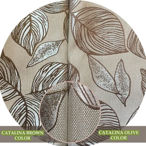 Vista 3 de sheetsnthings Catalina - Juego de 2 cortinas de jacquard con ojales, 107.9 in de ancho x 63.0 in de largo, color verde oliva