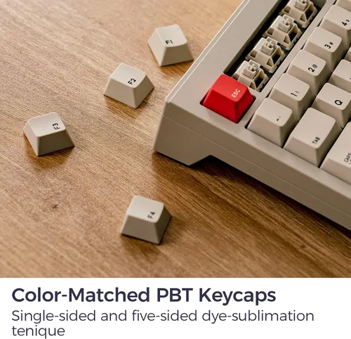 Vista 5 de EPOMAKER CIDOO V75 VIA Teclado mecánico programable, junta de 81 teclas Tri-Mode Bluetooth2.4GhzUSB-C inalámbrico para juegos con LED orientado al