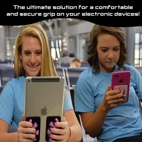 Vista 2 de Digit Grip™ -Agarre para teléfono - Soporte para teléfono celular para manos ergonómico y cómodo - Agarre para teléfono celular para la mayoría