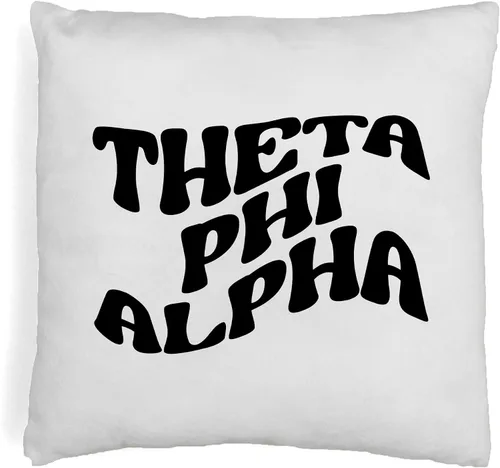 Vista 15 de sockprints Mod Alpha Chi Omega - Funda de almohada de 18 x 18 pulgadas, fundas de almohada de hermandad de mujeres - Almohada decorativa