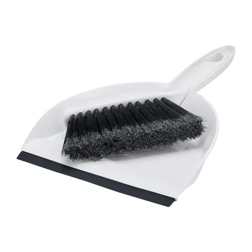 Vista 2 de Amazon Basics Juego de mini cepillo y recogedor, paquete de 2, gris