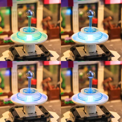 Vista 6 de LIGHTAILING Kit de iluminación LED para Lego- 10255, modelo de bloques de construcción cuadrados de montaje, juego de luces LED compatible