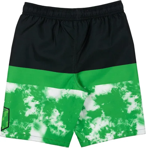 Vista 2 de Minecraft Steve Creeper Alex - Traje de baño de esqueleto para niños pequeños a grandes