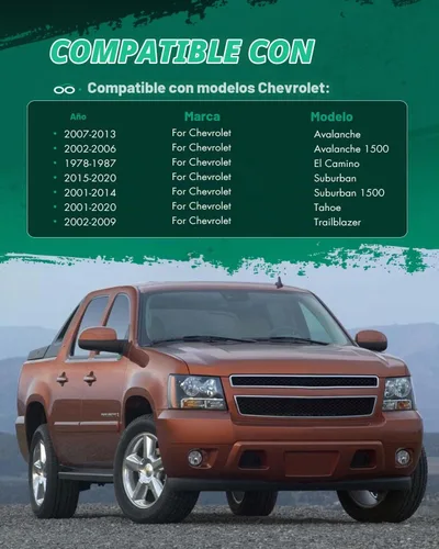 Vista 2 de SCITOO Kit de elevación de nivelación trasera de 1.5 pulgadas para Chevrolet TAHOE 2001-2020