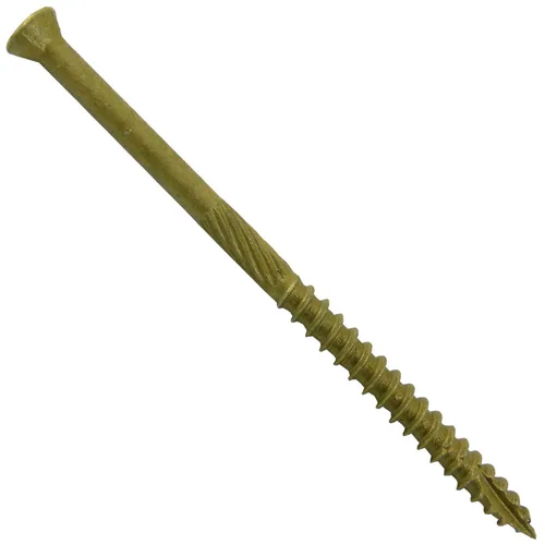 Vista 38 de Jake Sales Tornillo de madera multiusos con revestimiento de bronce de 1-5/8 pulgadas, cabeza torx/Star Drive Trim Head