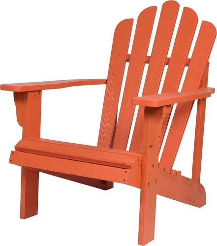 Vista 8 de Shine Company – Silla estilo Westport Adirondack, Marrón quemado