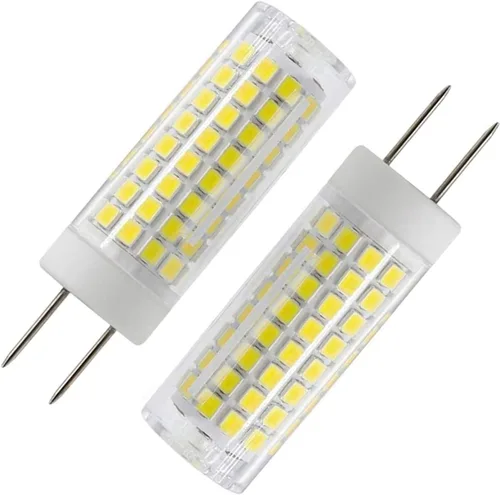 Vista 9 de Bombilla LED G8, repuesto de bombilla halógena de 75 W, regulable 7 W, 750 lúmenes, CA 120 V, base bipin GY8.6/G8, blanco cálido 3000 K para luz