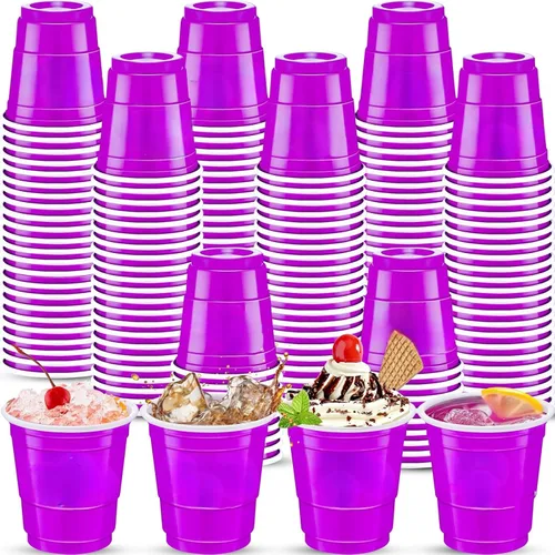 Vista 26 de 500 piezas vasos de chupito de 2 onzas de colores surtidos, vasos de chupito coloridos de plástico neón para beber, degustaciones servidas