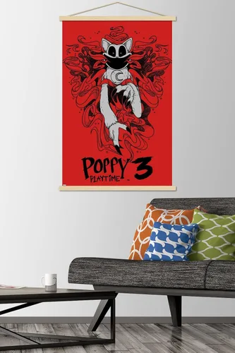 Vista 2 de Trends International Poppy Playtime: Capítulo 3 - Póster de pared ahumado con marco magnético