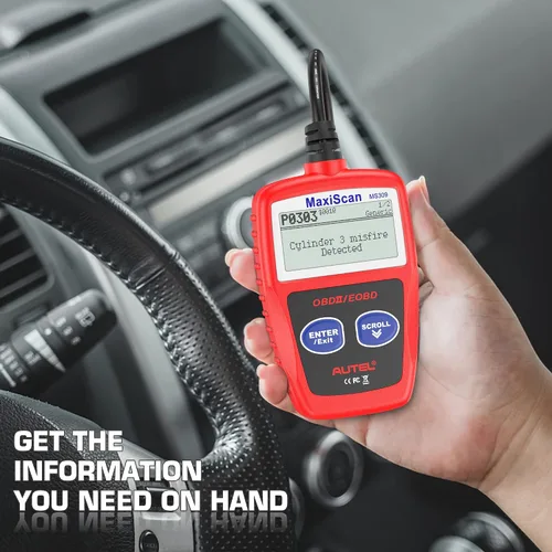 Vista 7 de Autel MaxiScan MS309 Can OBD-II Escáner de código de diagnóstico