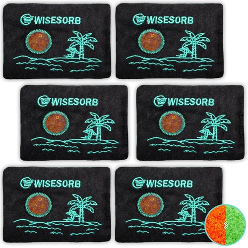 Vista 15 de Wisesorb 2 paquetes de desecantes recargables de 17.64 oz, deshumidificador reutilizable para automóvil, paquetes de gel de sílice reactivado por