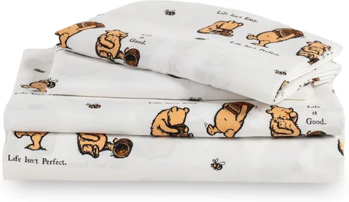 Vista 25 de Berkshire Peanuts® - Juego de sábanas tamaño individual, 3 piezas, diseño de personajes lindos Snoopy de microfibra suave, mini Snoopy y Woodstock