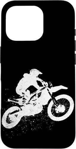 Vista 20 de iPhone 16 Dirt Bike Riding Motocross Racing Motorcycle Vintage Graphic Case