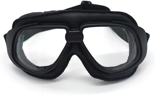 Vista 10 de Gafas vintage retro estilo piloto motocicleta Cruiser Scooter