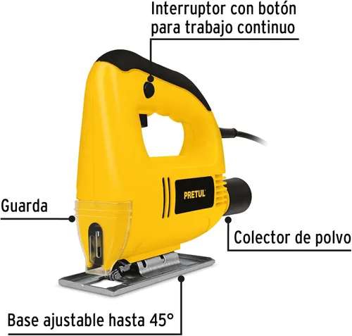 Vista 2 de sierra de calar, 400 W, Pretul