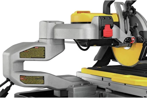Vista 5 de Sierra para azulejos en mojado DEWALT con soporte, 10 pulgadas, 15 amperios, 1,220 WMO, con cable (D36000S)