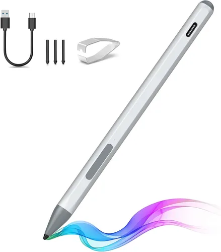 Vista 19 de Lápiz táctil para HP Envy X360 Pavilion X360 Spectre X360 Spectre X2 Envy X2 Recargable MPP 2.0 Lápiz táctil con inclinación activa con sensibilidad