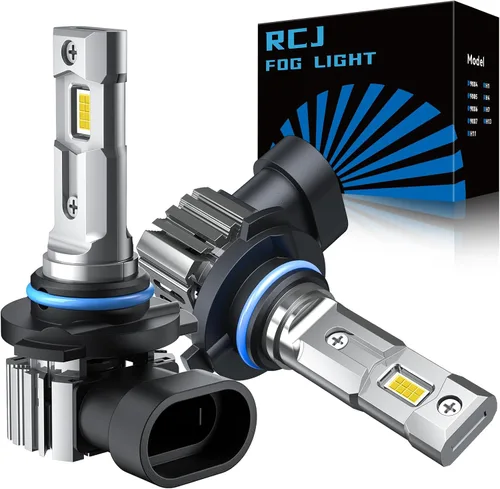 Vista 9 de RCJ H11 Bulbs, 16000LM Super Bright 6000K Cool White