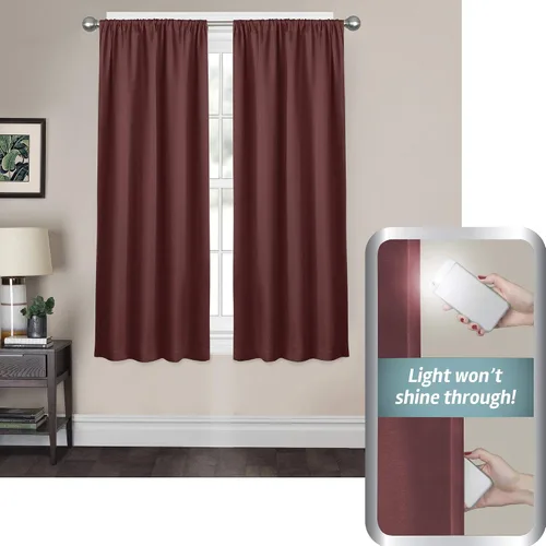 Vista 19 de Zenna Home Smart Curtains Tiffany Ultimate - Panel de ventana 100% opaco, 50 x 63 pulgadas, 1 panel, aguamarina