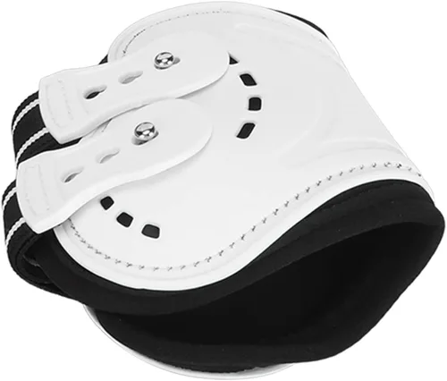 Vista 9 de 4 botas de tendón de caballo delanteras y traseras, botas de caballo de diseño transpirable, botas de caballo tendón de salto de neopreno PU