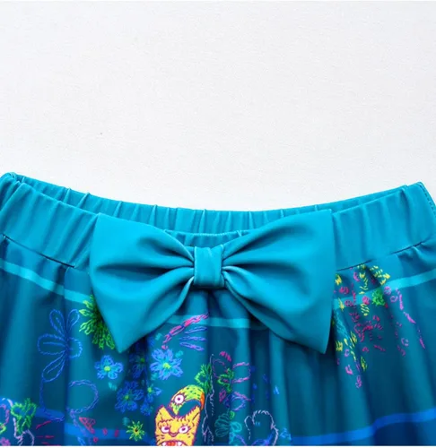 Vista 5 de Weholmy Vestido de traje de baño Mirabel para niñas y niños, Isabela Dolores, traje de baño de princesa con volantes y volantes de dos piezas