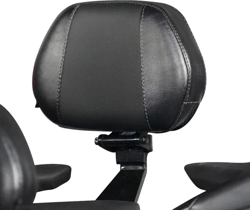 Vista 6 de Mostrar respaldo balístico cromado del pasajero para Can-Am Ryker 600 900 fabricado en los E.E.U.U. 41-420C