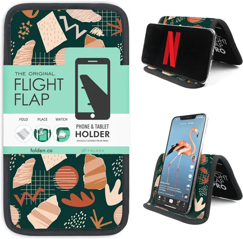 Vista 24 de Soporte flexible para tablet de avión, soporte flexible para teléfono celular y tableta, extra grande de 12 x 7 pulgadas, soporte plegable