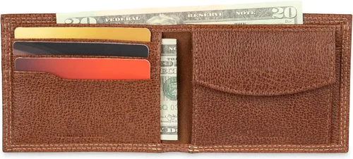 Vista 27 de Columbia Billetera plegable para hombre, múltiples ranuras para tarjetas, ventana de identificación