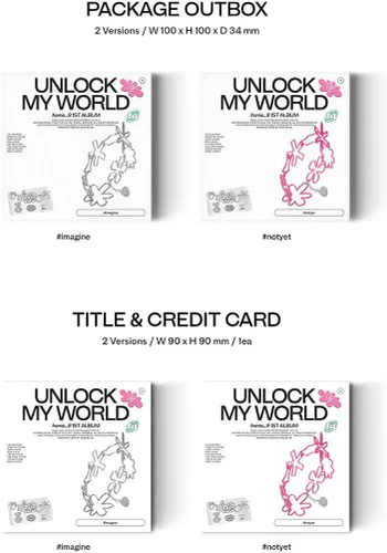 Vista 3 de FROMIS_9 DESBLOQUEAR MI MUNDO 1er álbum de Kihno (IMAGINE Ver.) K-POP SELLADO