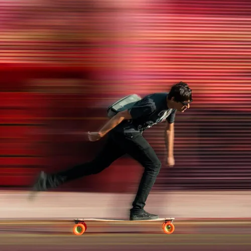 Vista 8 de Orangatang Dad BOD - Juego de 4 ruedas de 4.134 in para crucero, patinetas eléctricas