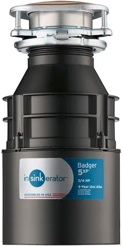Vista 2 de InSinkErator Badger 5XP - Triturador de basura y kit de conector para lavavajillas