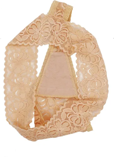 Vista 6 de Tangas de encaje para mujer, talla grande, ropa interior sexy con espalda en T elástica, ropa interior para mujer, paquete de 5/6/10