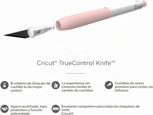 Vista 7 de Cricut TrueControl - Cuchillo para uso como cuchillo de precisión, cuchillo de manualidades, cuchillo de trinchar y cuchillo de pasatiempo