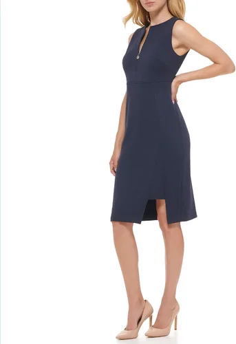 Vista 4 de Tommy Hilfiger Vestido sin mangas con cuello redondo para mujer