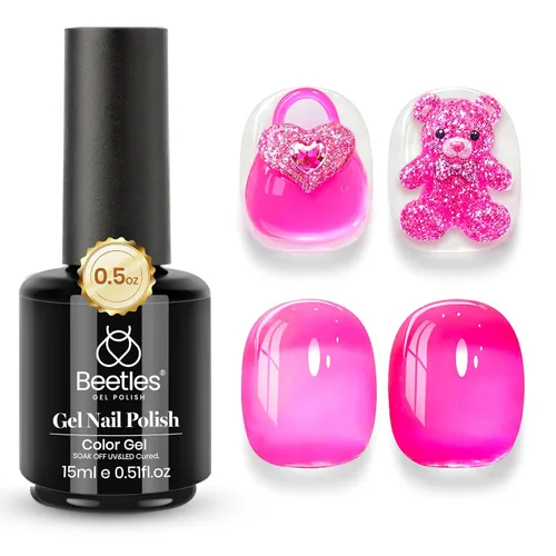 Vista 66 de Beetles - Esmalte de uñas en gel, 1 unidad de 0.5 onzas fluidas (15ml), extracción por remojo, arte de uñas, estética de manicura, bricolaje, curado