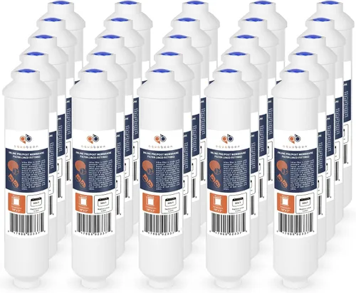 Vista 16 de Aquaboon Filtro de agua de carbón activado T33 - Filtro de agua en línea para refrigerador se adapta a línea de agua de 1/4 - Filtro para máquina